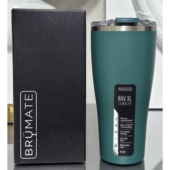 BruMate NAV XL 32oz, HUNTER GREEN - Picture 1 of 5